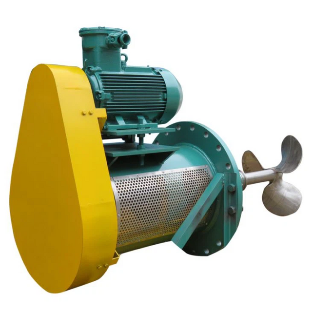 저장 탱크용 벨트형 측면 진입 믹서